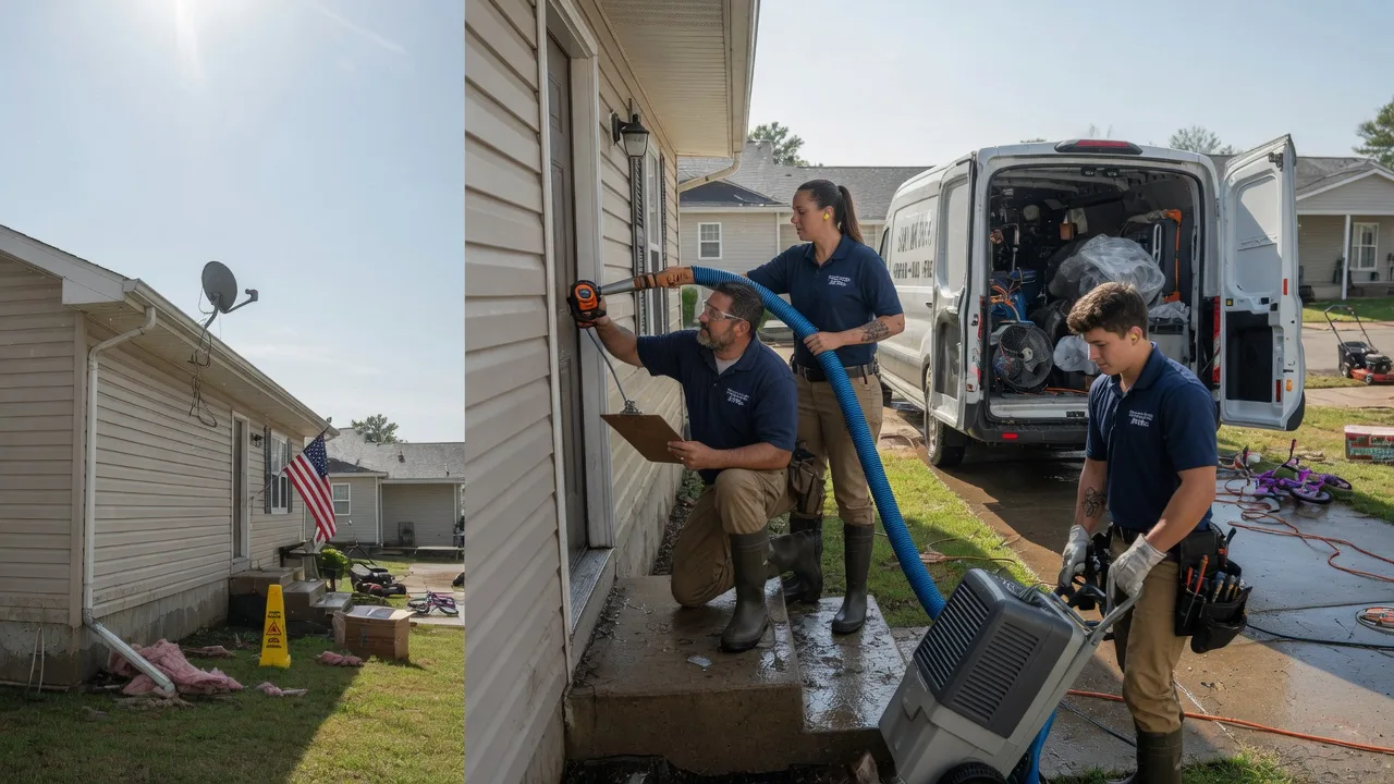 Ceiling Water Damage Restoration in Murphysboro, IL near me